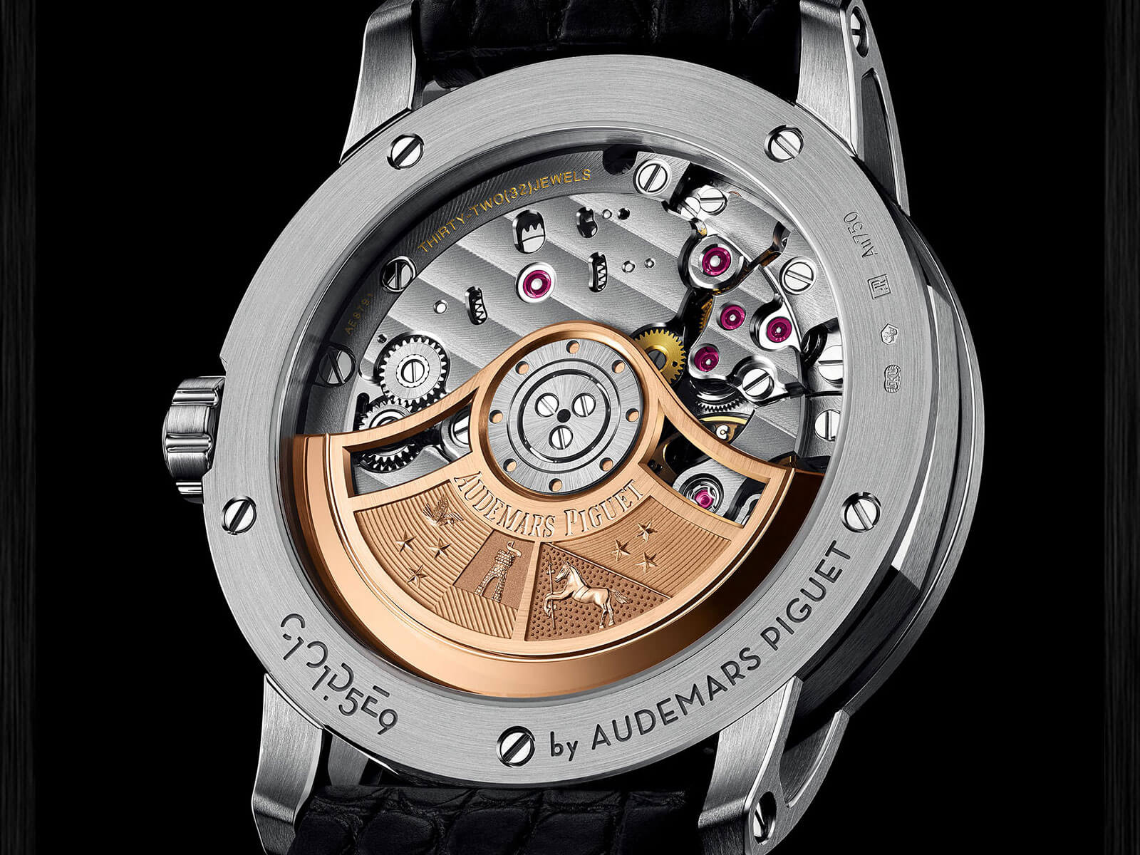 Code 11.59 by Audemars Piguet 15210BC.OO.A002KB.01 Glare-proofed Sapphire Crystal Case Back