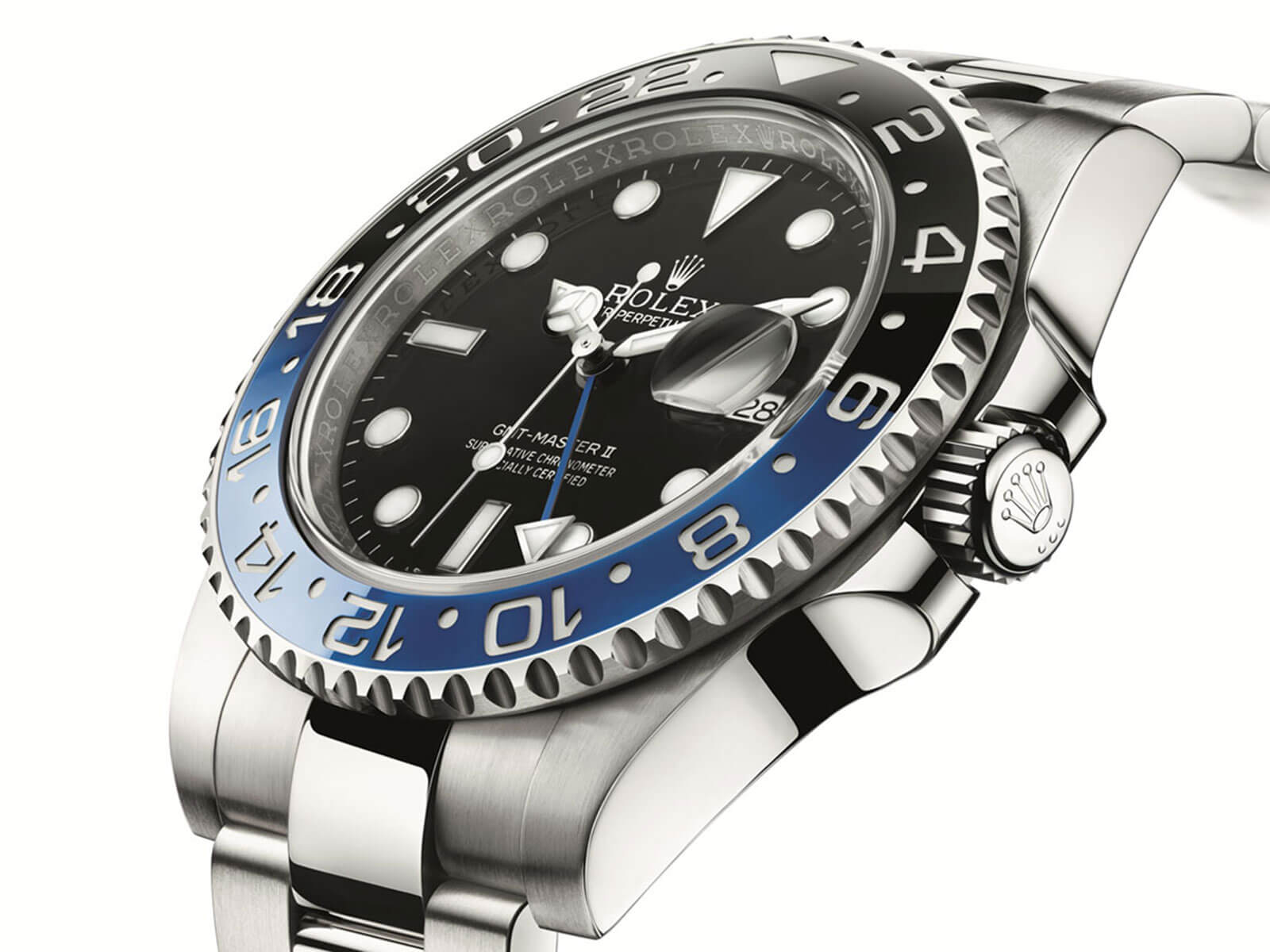 Rolex GMT-Master II 116710BLNR is the first Rolex model with the Blue-Black Cerachrom Bezel