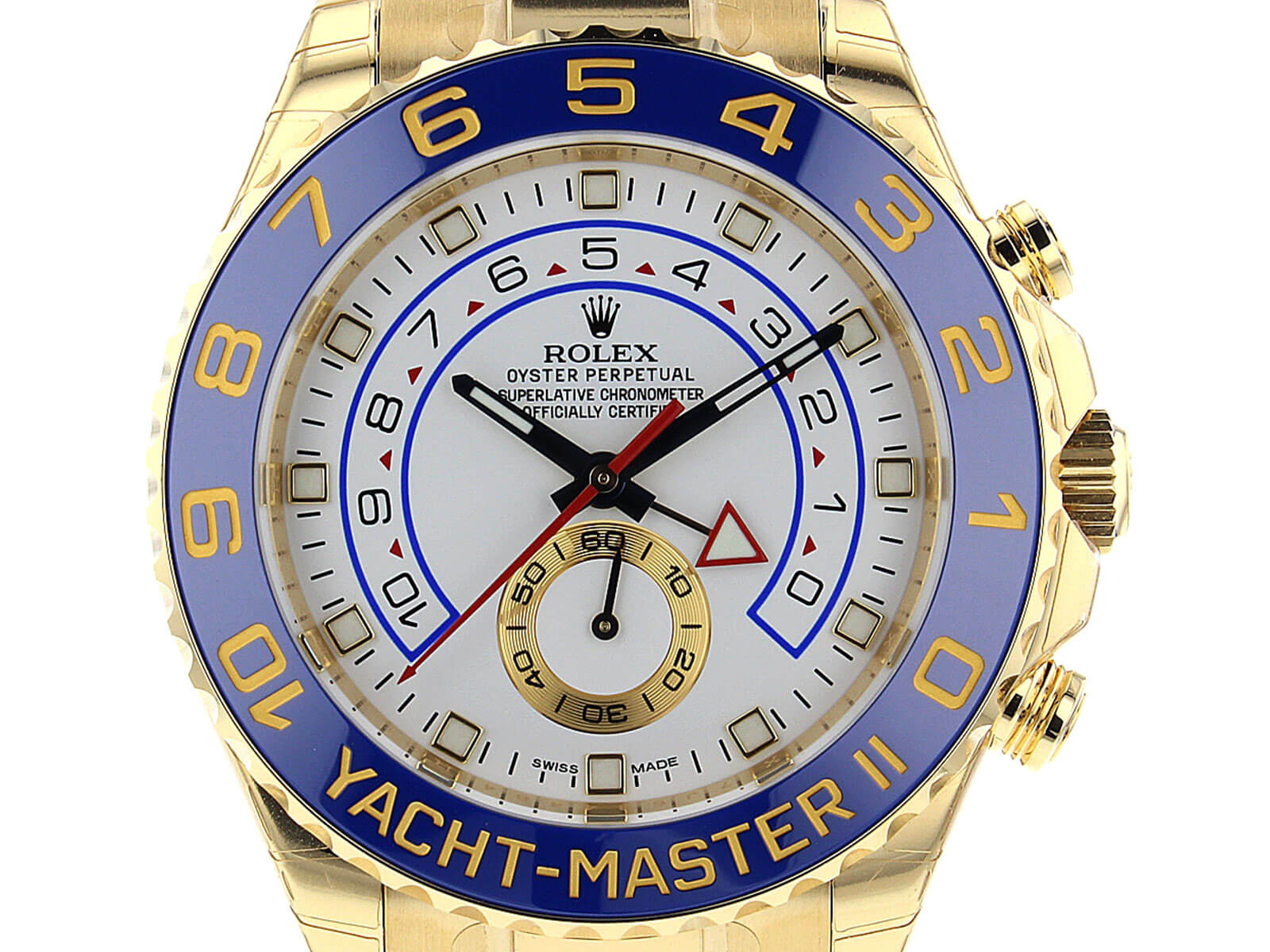 Rolex Yacht-Master II 116688 is the first Rolex model with the Blue Cerachrom Bezel